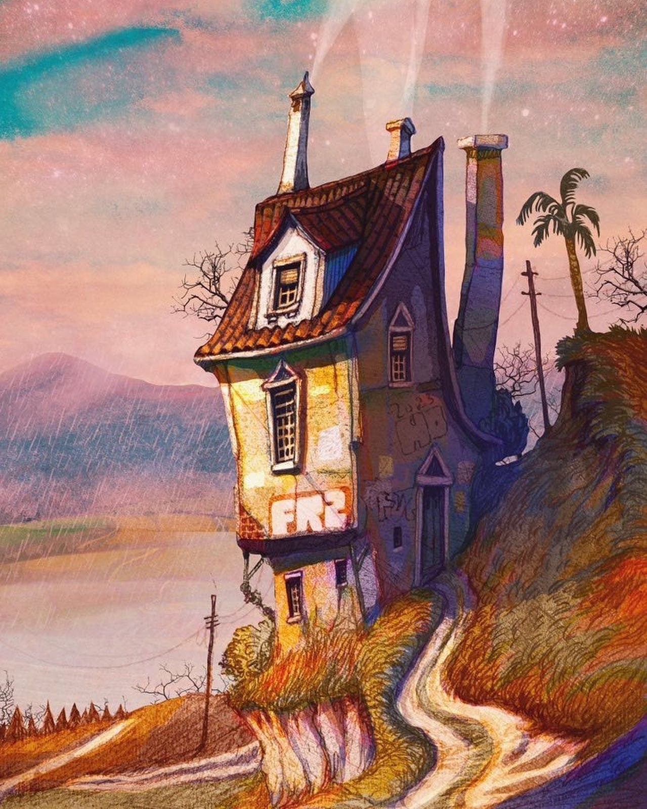 Postcard Pack 2023 (Lost Houses)