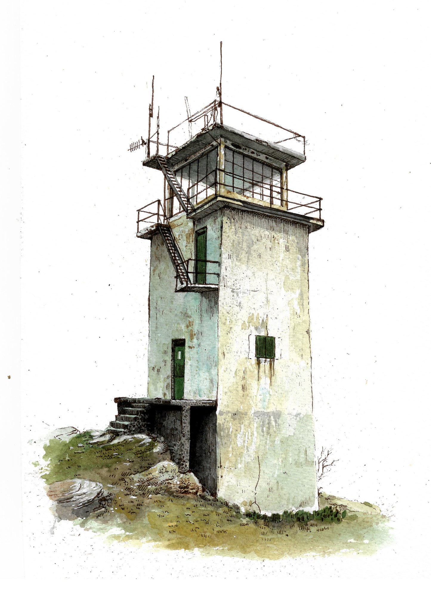 Portuguese House - Original Watercolor - Marão