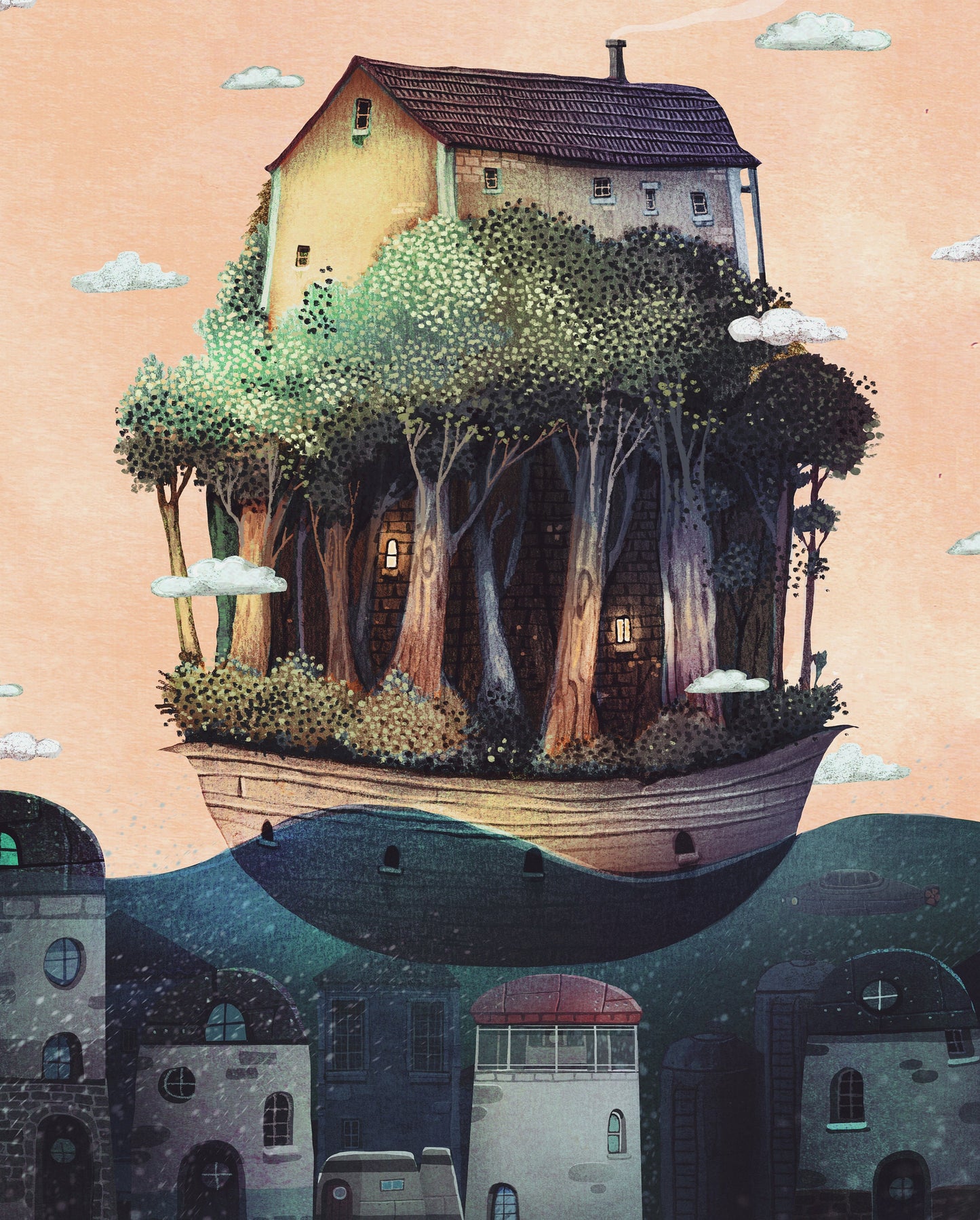 Floating island