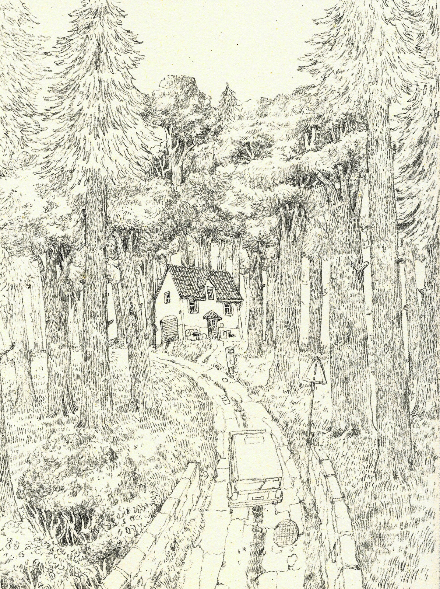 Pencil Sketch - caminhos