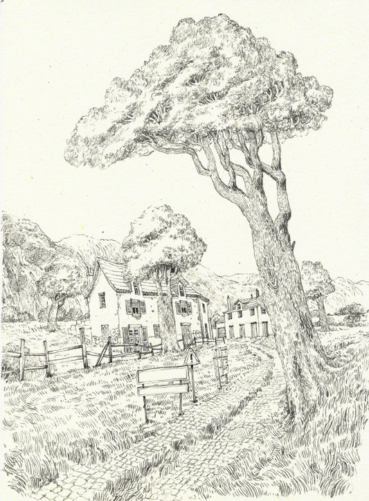 Pencil Sketch - walks