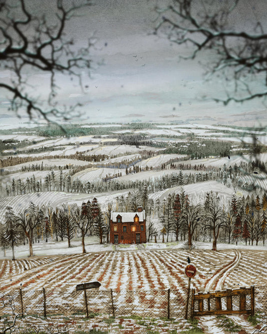 I rarely paint snow