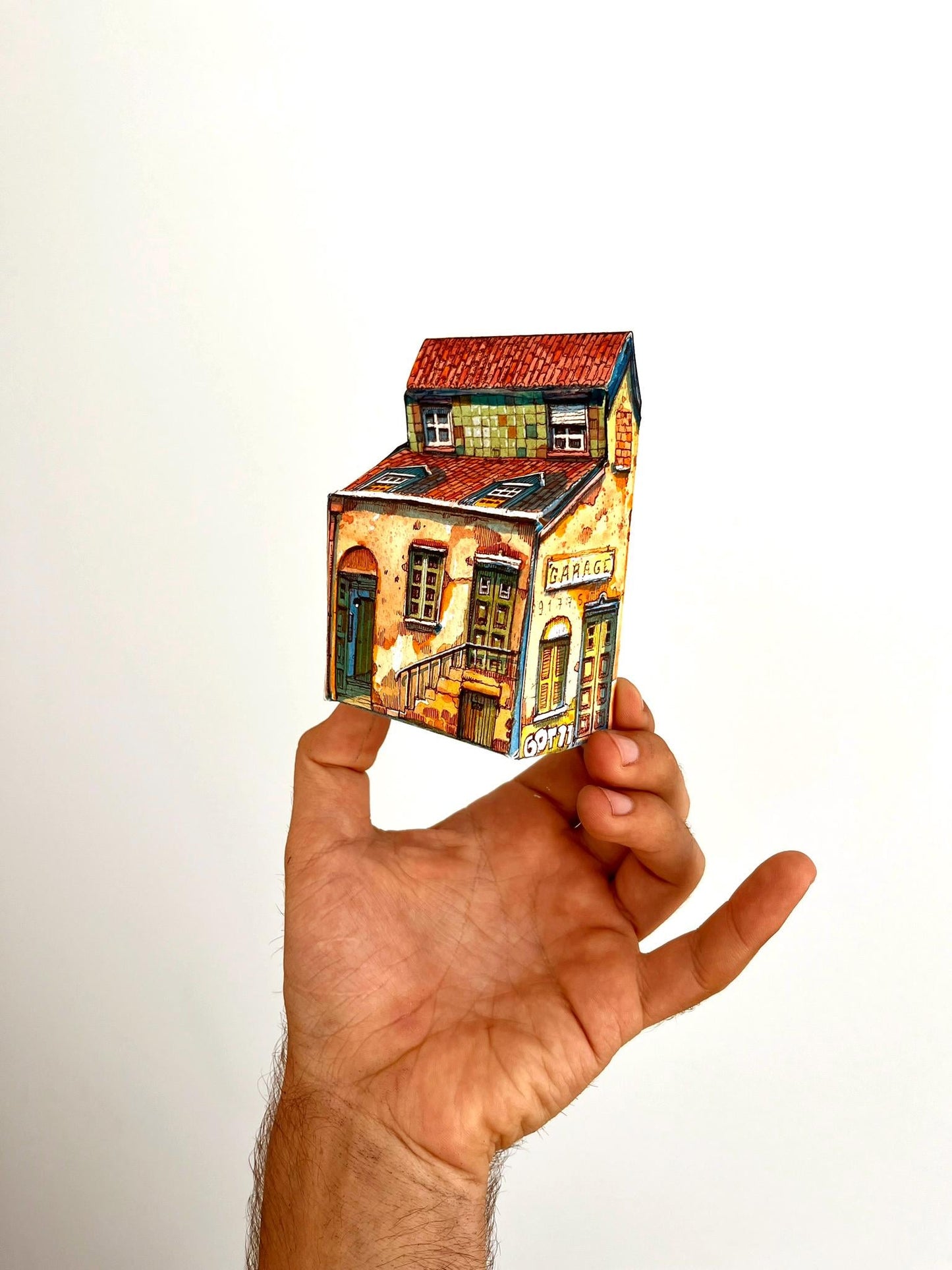 Miniature Paper House - Second Pack- Pack of 5