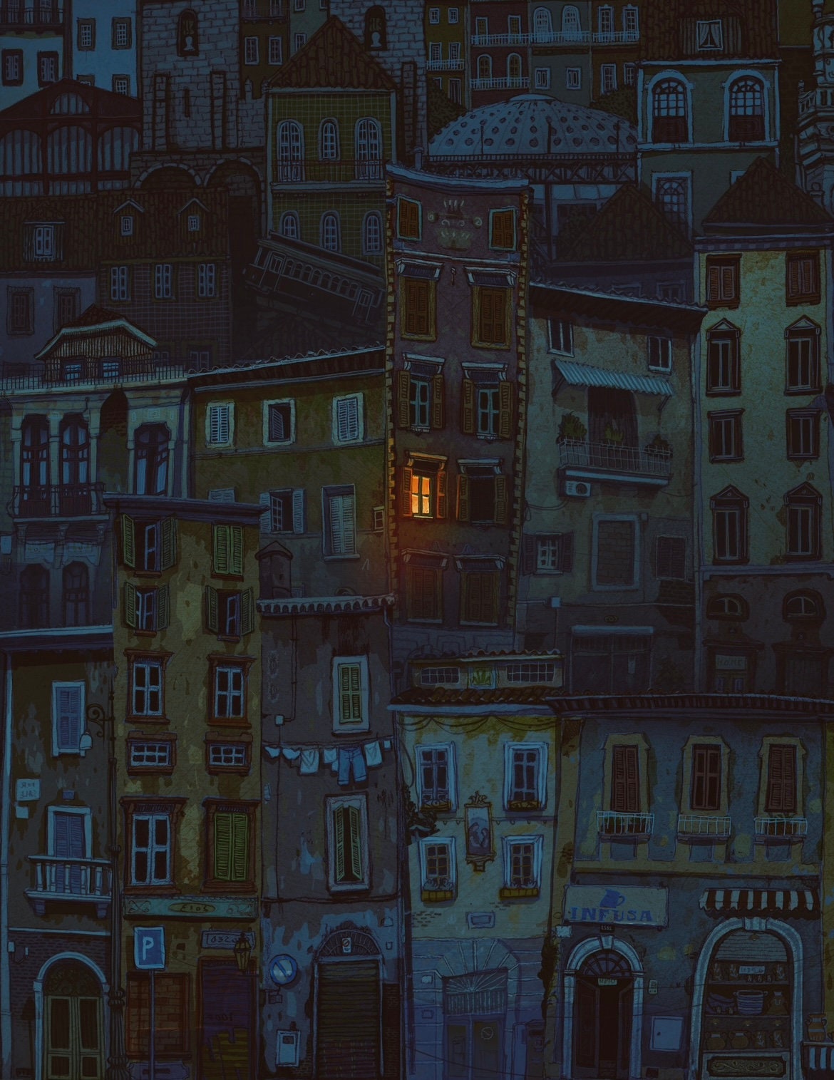 De noite