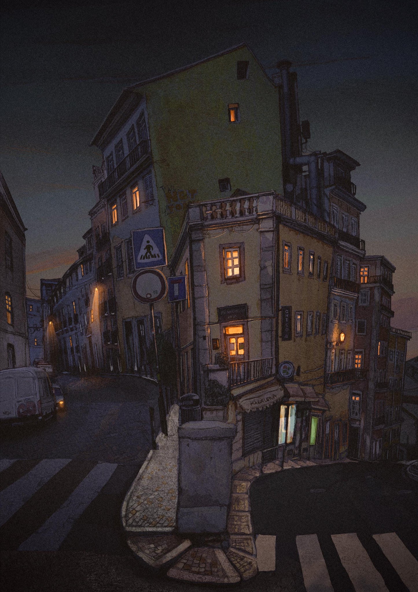 Lisbon at night