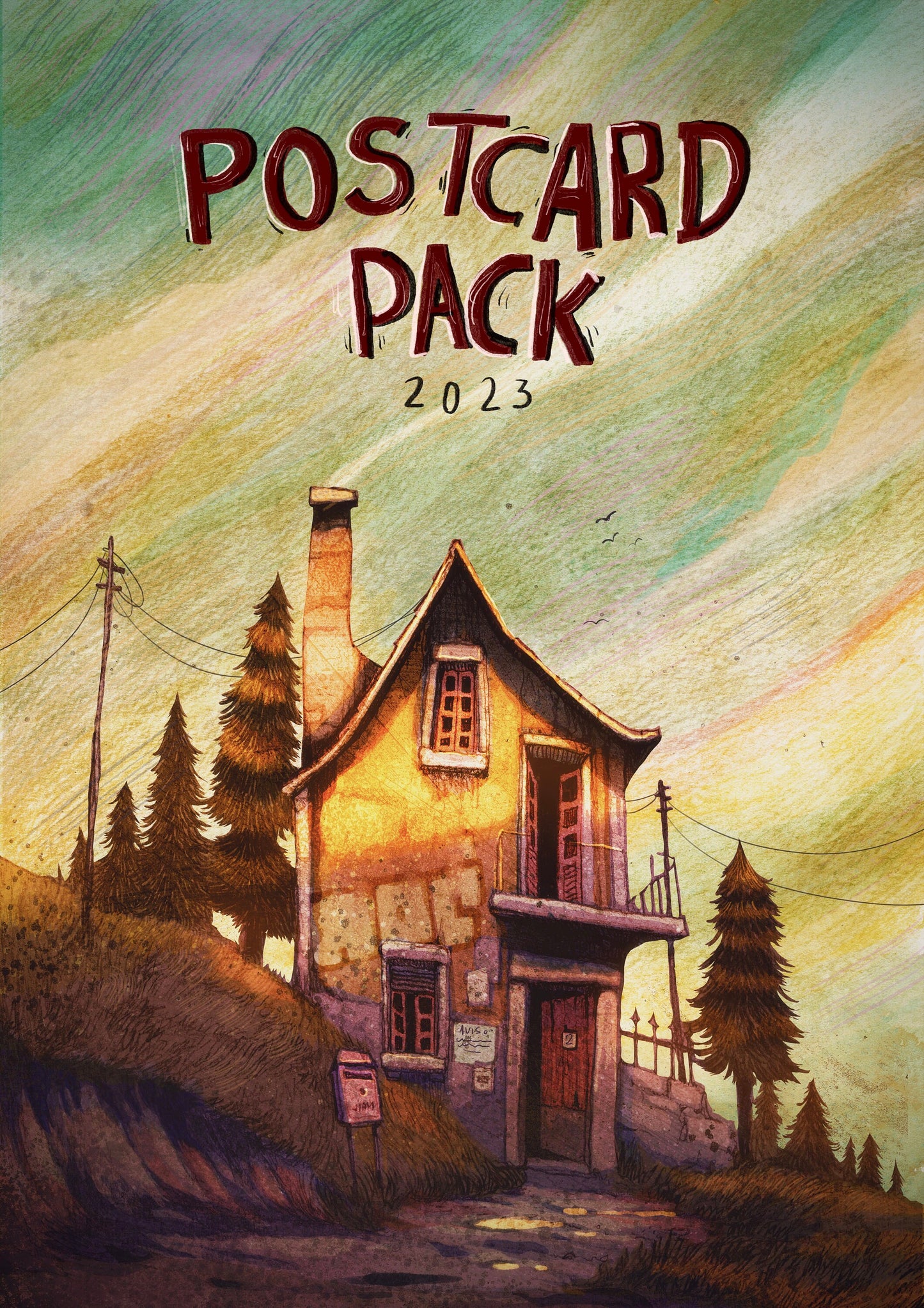Postcard Pack 2023 (Lost Houses)