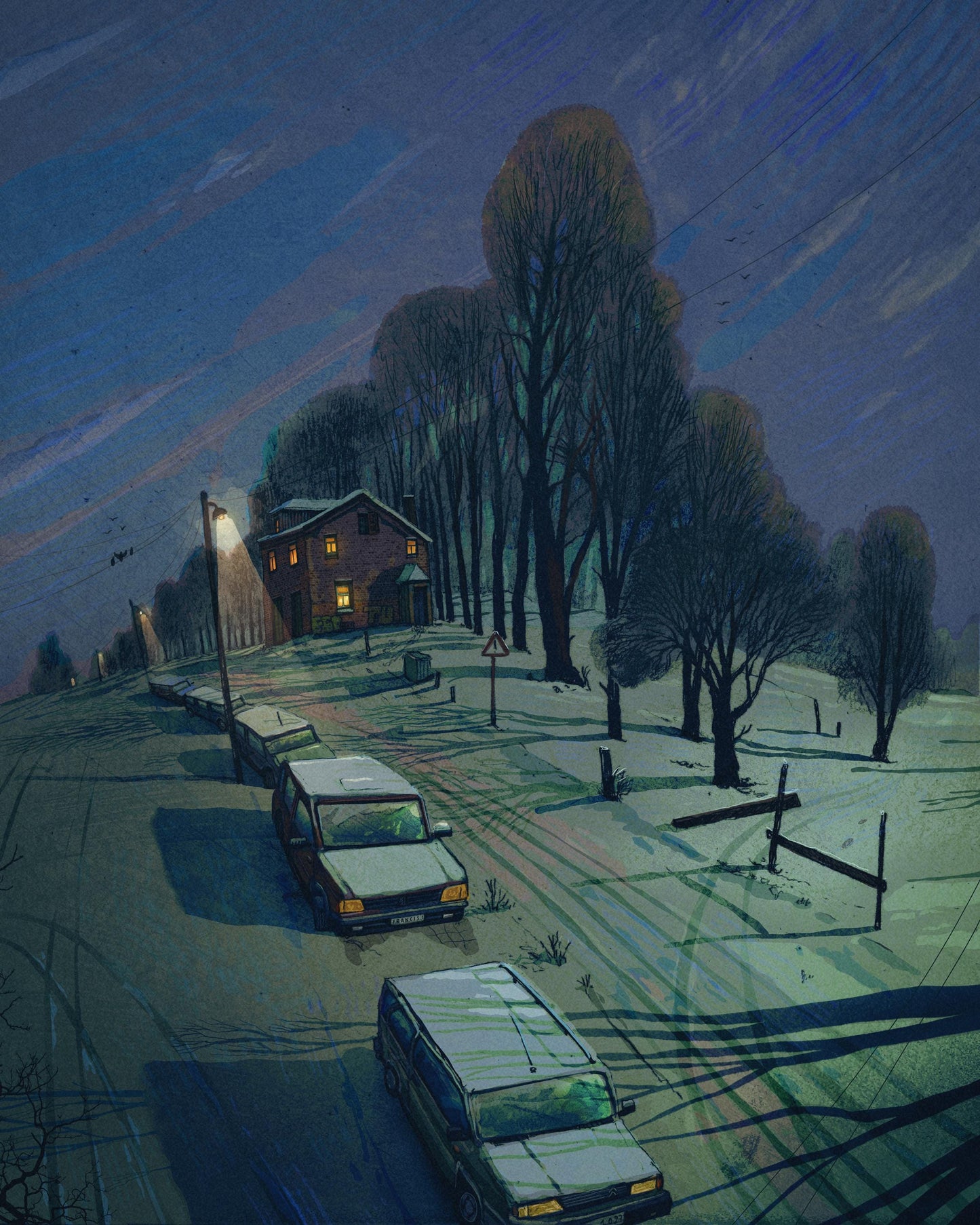 Cold Parking lots
