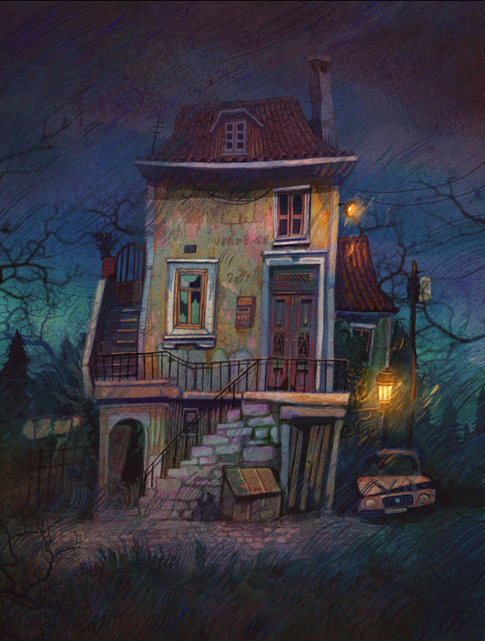 Blurry House Portrait