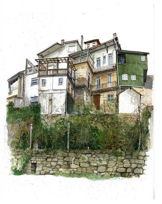 Portuguese House - Original Watercolor - Amarante