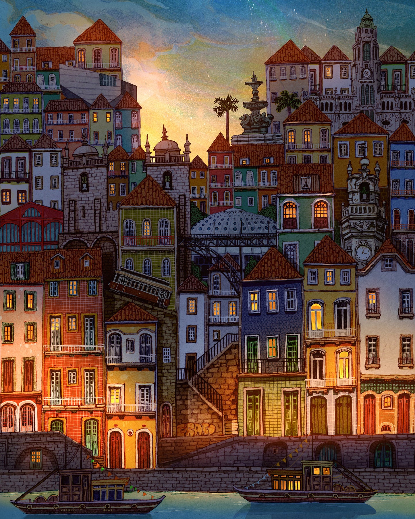 Porto at Night