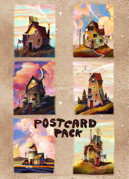 Summer House, POSTCARD PACK 6