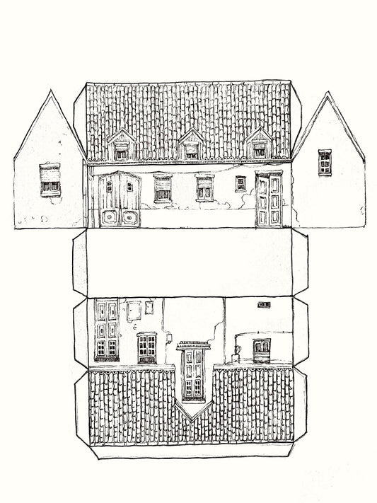 Paint Yourself - Miniature House - Family Pack of 5