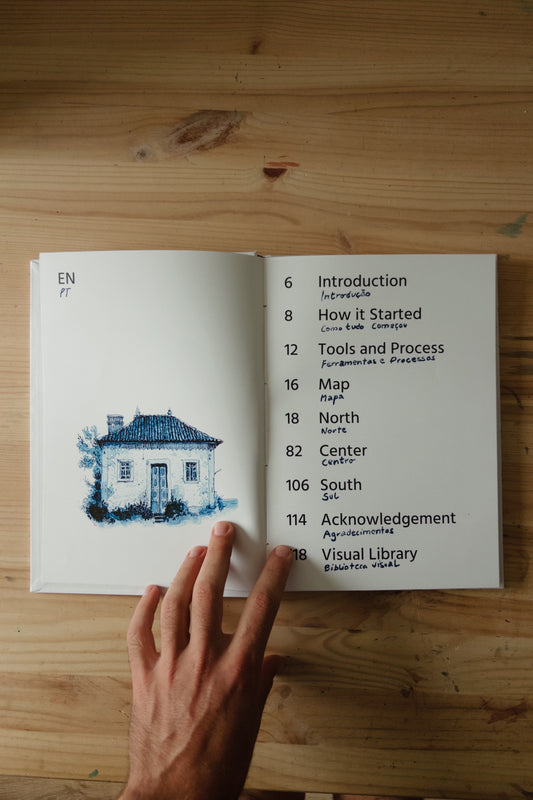 Painting Portuguese Invisible Houses - Book Pre-Sale