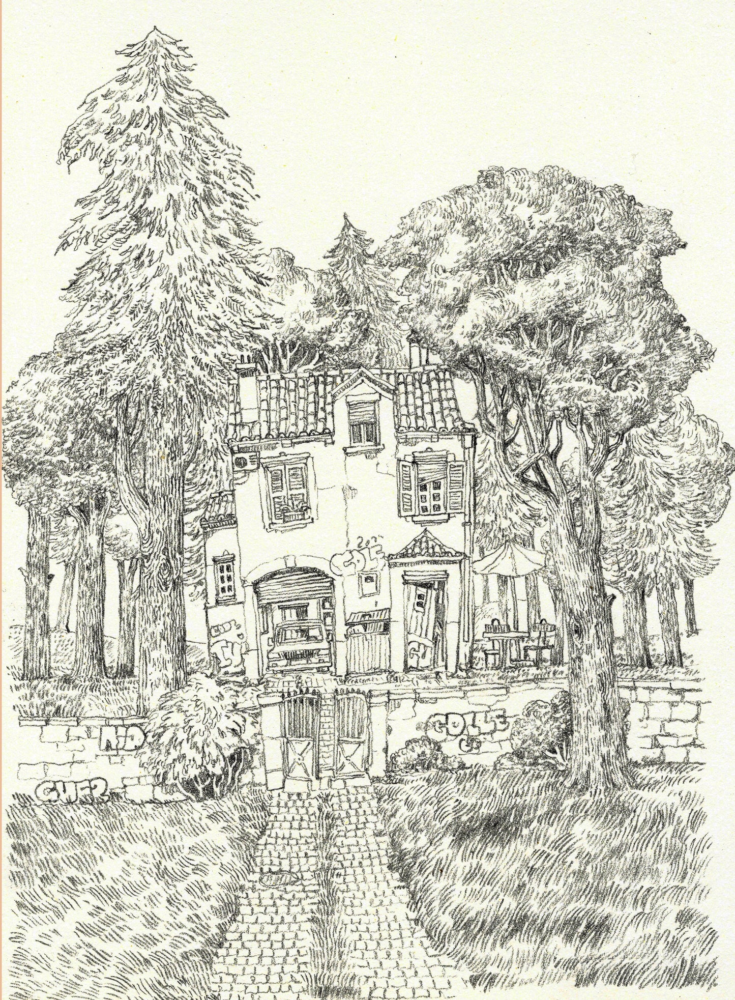 Pencil Sketch - Here